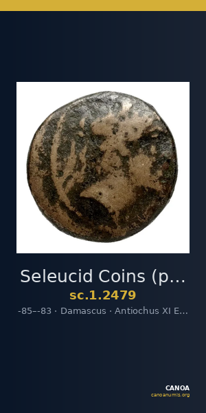 Seleucid Coins (part 2) 2479 — CANOA