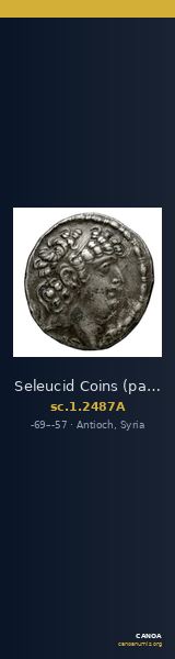 Seleucid Coins (part 2) 2487A — CANOA