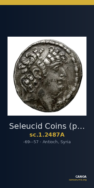 Seleucid Coins (part 2) 2487A — CANOA