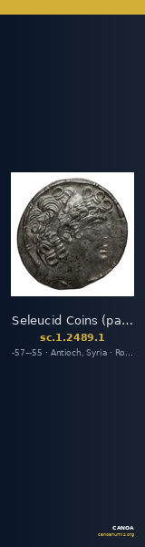 Seleucid Coins (part 2) 2489.1 — CANOA