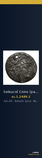 Seleucid Coins (part 2) 2489.2 — CANOA