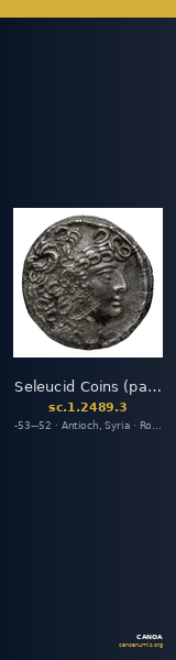 Seleucid Coins (part 2) 2489.3 — CANOA