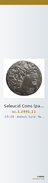 Seleucid Coins (part 2) 2491.11 — CANOA