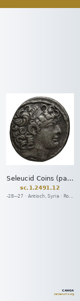 Seleucid Coins (part 2) 2491.12 — CANOA