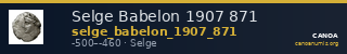 Selge Babelon 1907 871 — CANOA