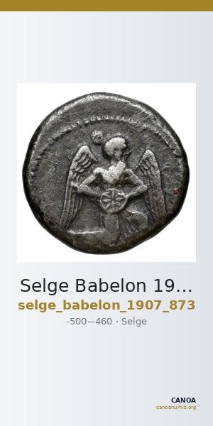 Selge Babelon 1907 873 — CANOA