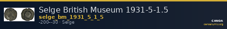 Selge British Museum 1931-5-1.5 — CANOA