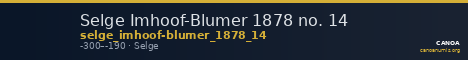 Selge Imhoof-Blumer 1878 no. 14 — CANOA