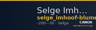 Selge Imhoof-Blumer 1883 p. 342, no. 105 — CANOA