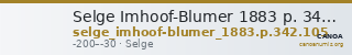 Selge Imhoof-Blumer 1883 p. 342, no. 105 — CANOA