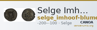 Selge Imhoof-Blumer 1902 p. 402, no.7 — CANOA
