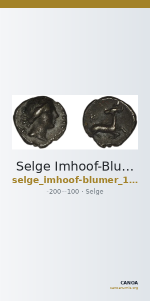 Selge Imhoof-Blumer 1902 p. 403, no.10 — CANOA