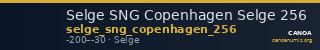 Selge SNG Copenhagen Selge 256 — CANOA