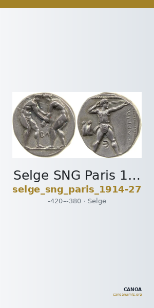 Selge SNG Paris 1914-27 — CANOA