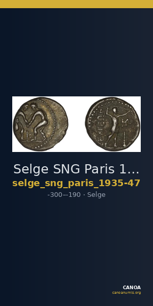 Selge SNG Paris 1935-7 — CANOA