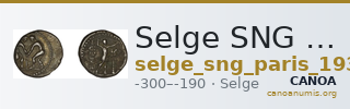 Selge SNG Paris 1935-7 — CANOA