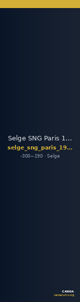 Selge SNG Paris 1938-47 — CANOA
