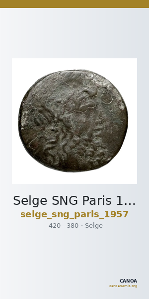 Selge SNG Paris 1957 — CANOA