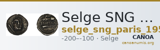 Selge SNG Paris 1958-9 — CANOA