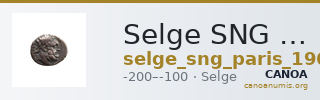Selge SNG Paris 1960-2 — CANOA
