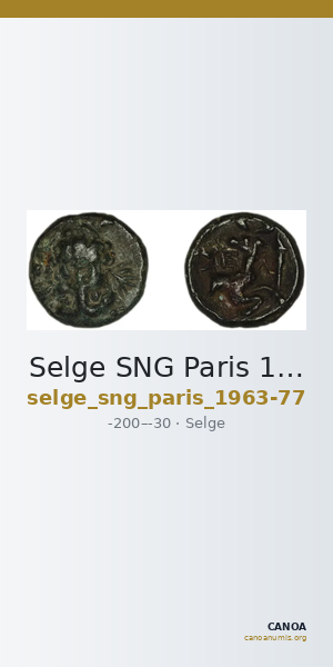 Selge SNG Paris 1969-77 — CANOA