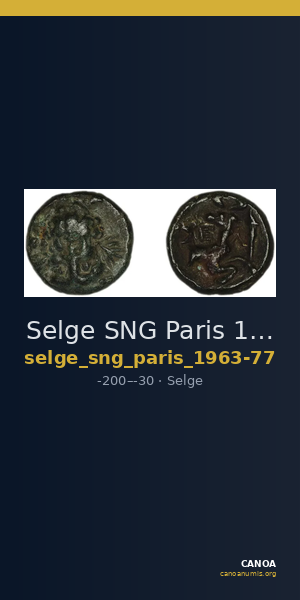 Selge SNG Paris 1969-77 — CANOA
