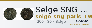 Selge SNG Paris 1969-77 — CANOA