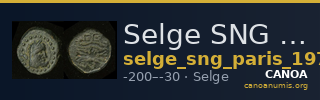 Selge SNG Paris 1978-92 — CANOA