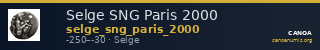 Selge SNG Paris 2000 — CANOA