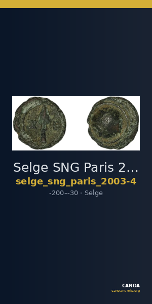 Selge SNG Paris 2003-4 — CANOA