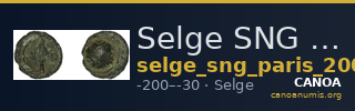 Selge SNG Paris 2003-4 — CANOA