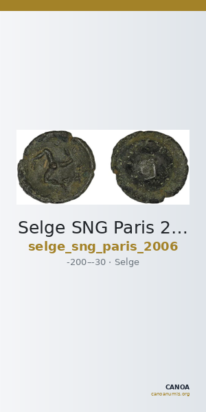 Selge SNG Paris 2006 — CANOA
