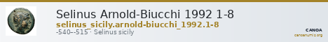 Selinus Arnold-Biucchi 1992 1-8 — CANOA