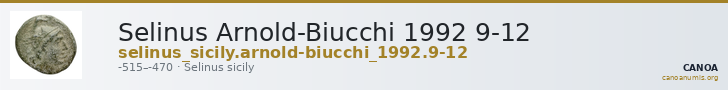 Selinus Arnold-Biucchi 1992 9-12 — CANOA