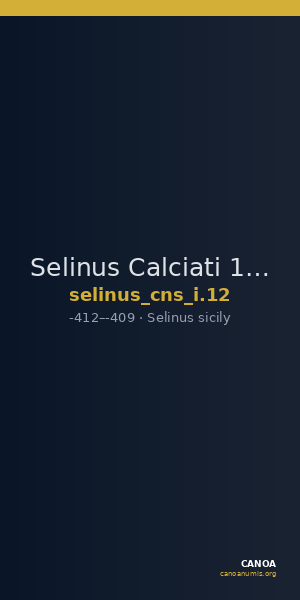 Selinus Calciati 1983 12 — CANOA