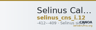 Selinus Calciati 1983 12 — CANOA