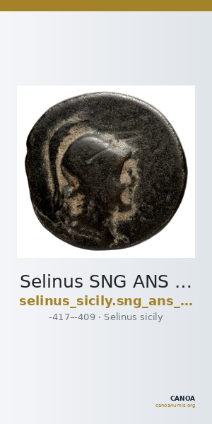 Selinus SNG ANS 701-710 — CANOA