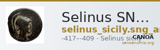 Selinus SNG ANS 701-710 — CANOA