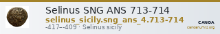 Selinus SNG ANS 713-714 — CANOA