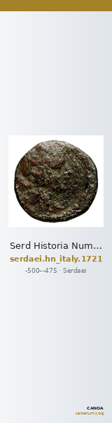 Serd Historia Numorum Italy 1721 — CANOA
