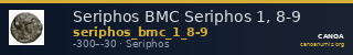 Seriphos BMC Seriphos 1, 8-9 — CANOA