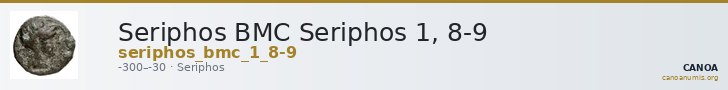 Seriphos BMC Seriphos 1, 8-9 — CANOA