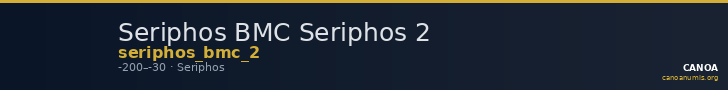 Seriphos BMC Seriphos 2 — CANOA
