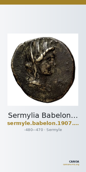 Sermylia Babelon 1907 1039 — CANOA