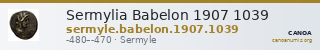 Sermylia Babelon 1907 1039 — CANOA