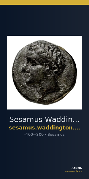 Sesamus Waddington 1925 5-6 — CANOA