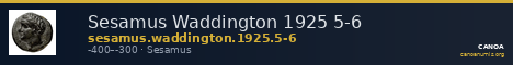 Sesamus Waddington 1925 5-6 — CANOA