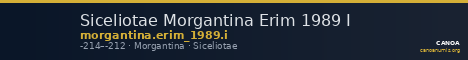 Siceliotae Morgantina Erim 1989 I — CANOA