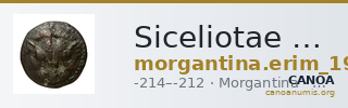 Siceliotae Morgantina Erim 1989 III — CANOA