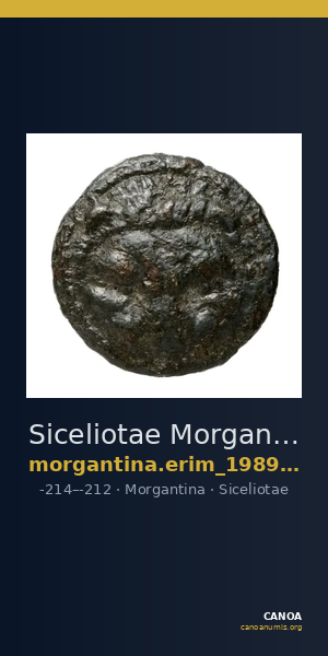 Siceliotae Morgantina Erim 1989 IV — CANOA
